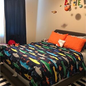 NWOT POTTERY BARN KIDS submarine duvet cover